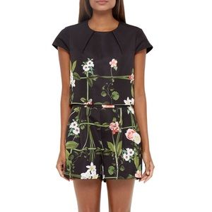 NWT Secret Trellis Print Playsuit Ted Baker